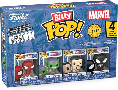 Bitty Pop: Marvel - Spider-Man 4'Lü Paket Chase, Oyuncak Figür