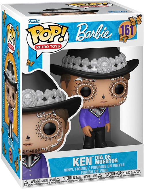 Pop! Retro Oyuncaklar: Barbie - Ken Dia De Los Muertos - Koleksiyonluk Vinil Figür - Hediye Fi