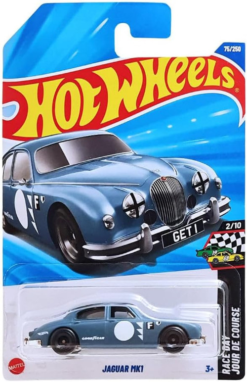 Jaguar Mk1 (Jbb58) – Race Day Seri 2/10, Koleksiyoner 75/250 – 1:64 Model Araba – Jaguar