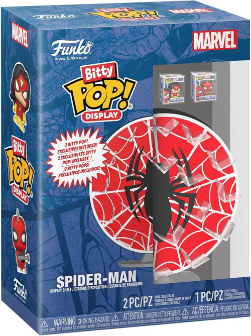 Bitty Pop Display: Marvel- Spider-Man Web, Oyuncak Figür