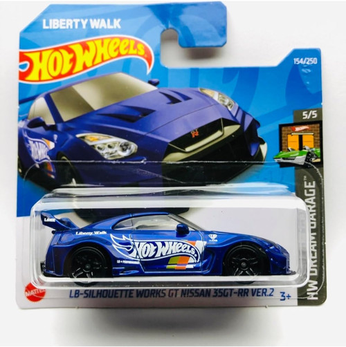 2022 Yeni Lb Silhouette Works Gt Nissan 35Gt Rr Ver.2 1:64 Ölçek Hotwheels Marka 5/5