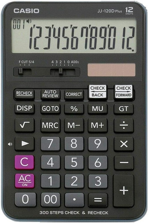 Jj-120Dplus-Wa-Dpw 300 Adım Kontrolülü Masaüstü Hesap Makinesi