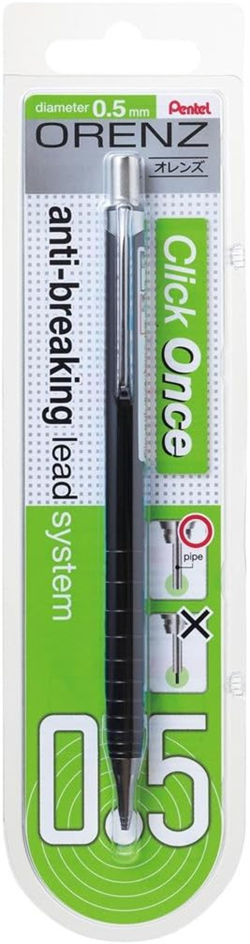 Orenz Uç Korumalı Teknik Çizim Ve Yazı İçin Mekanik Kurşun Kalem, 0.5 Mm, Siyah