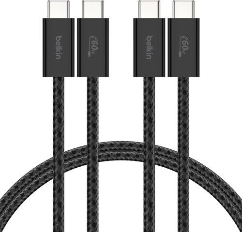 2'Li Örgülü Usb-C - Usb-C Kablo, 1,5 M, 60 W – Yumuşak, Esnek Ve Hızlı Şarj Kablosu, Iphone 1