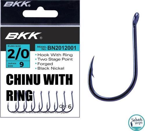 2012001 Chinu-R Delikli İğne Siyah #2/0 (6 Adet)