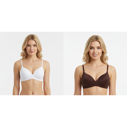 Kadın Balensiz Kuplu Soft Bra 2'li Paket Sütyen BB2323