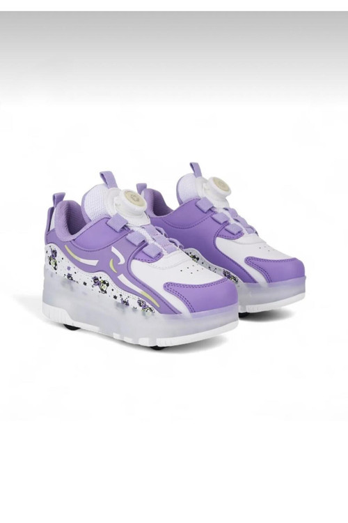 4 Tekerli Ayakkabı Ortopedik Paten Ayakkabı Işıklı Spor-Paten Ayakkabı