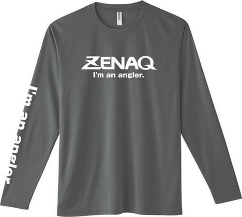 Dry Long T-Shirt (Zenaq Logo Dark Grey / L)