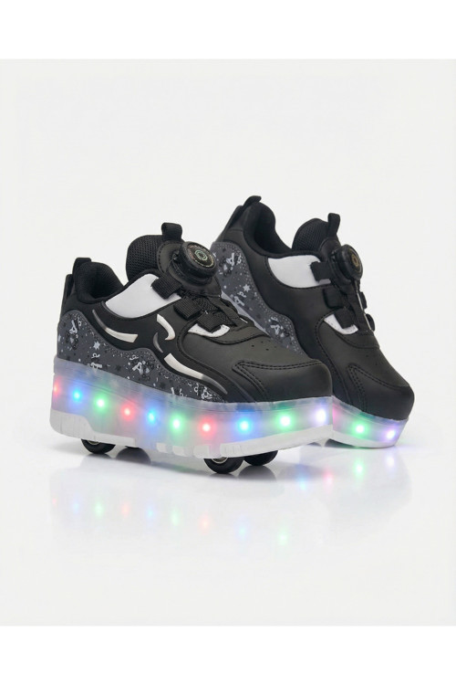 Çocuk Patenli Işıklı Spor Ayakkabı & Yürüyüş Ayakkabısı & Sneakers