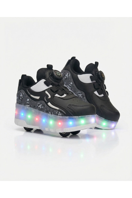 Çocuk Patenli Işıklı Spor Ayakkabı & Yürüyüş Ayakkabısı & Sneakers