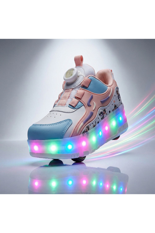 4 Tekerli Ayakkabı Ortopedik Paten Ayakkabı Işıklı Spor-Paten Ayakkabı