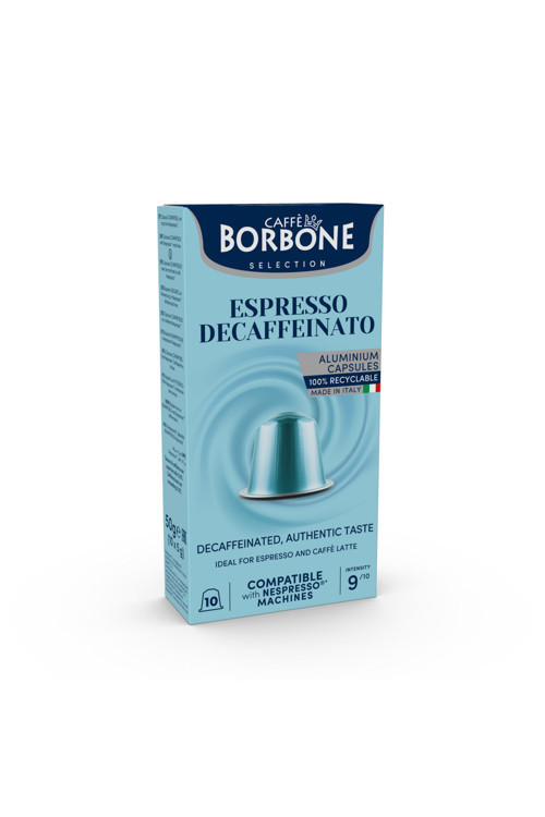 Decaffeinated Nespresso Makine Uyumlu Alüminyum Kapsül 10