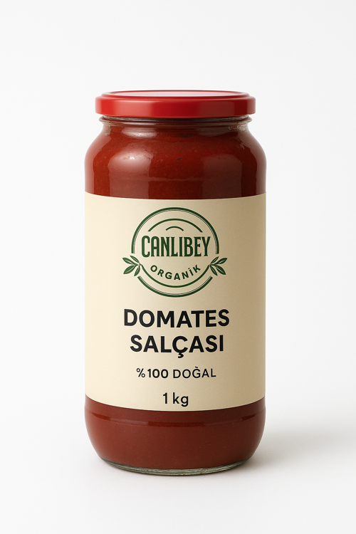 ORGANİK DOMATES SALÇASI 1000 GR YÖRESEL