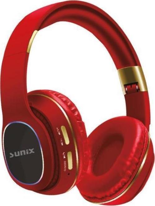 Wireless 5.0 Süper Bass Kulak Üstü Bluetooth Kulaklık Kırmızı BLT-26