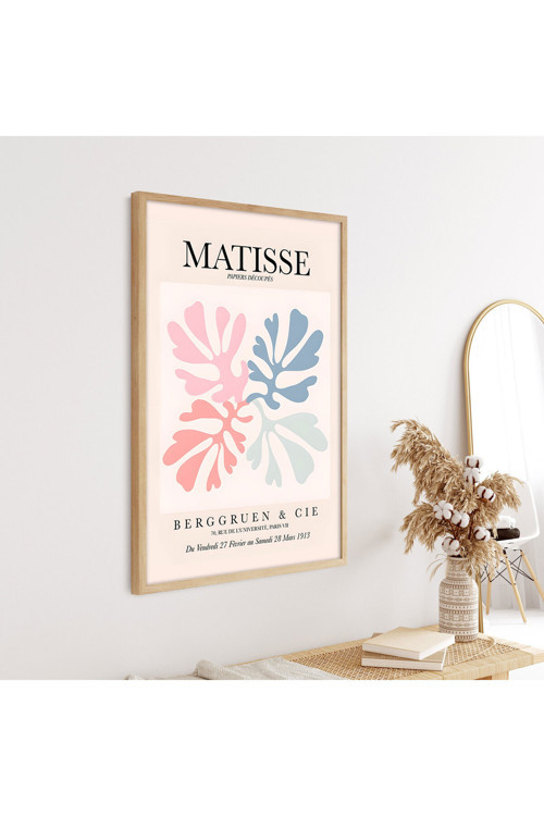 Ahşap Çerçeveli Henri Matisse Tablosu Huhu290