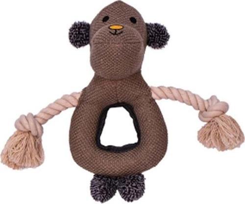 İpli Peluş Maymun Köpek Oyuncağı 25.5 Cm