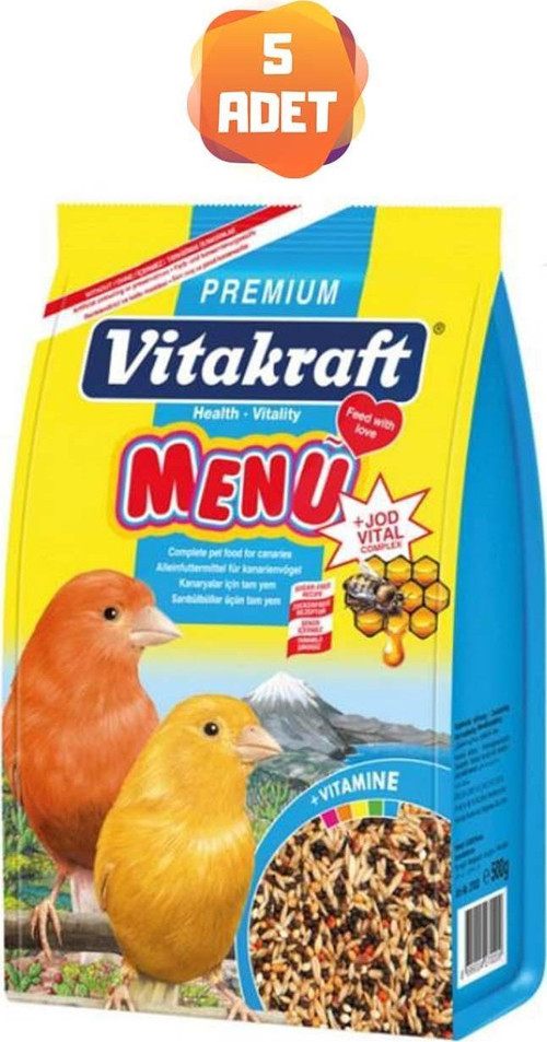Kanarya Yemi 500 Gr x 5 Adet