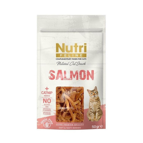 Somon Ve Kedi Otlu Kedi Ödül Maması 50gr
