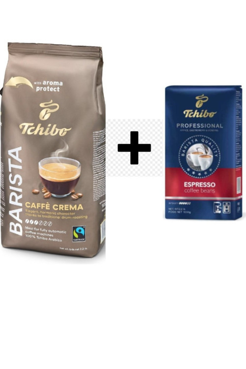 Barista Caffè Crema Çekirdek Kahve 1000 g+Tchibo Profesional Espresso Çekirdek Kahve 1 Kg