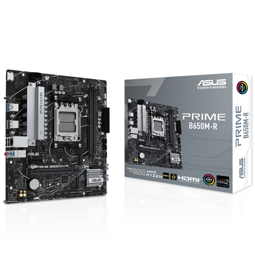 PRIME B650M-R, 2xDDR5, 2x M.2, HDMI, AMD Ryzen 7000 Serisi, AM5 Soket Anakart