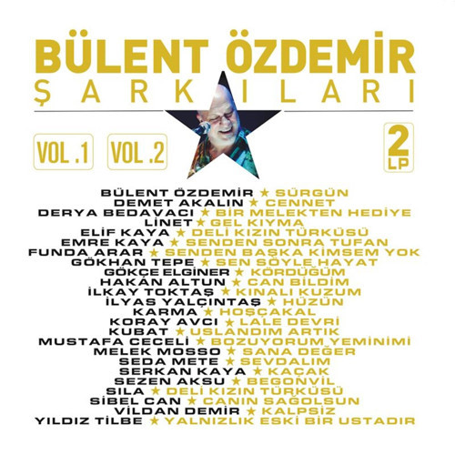 Bülent Özdemir Şarkıları Çeşitli Sanatçılar - 2 Plak