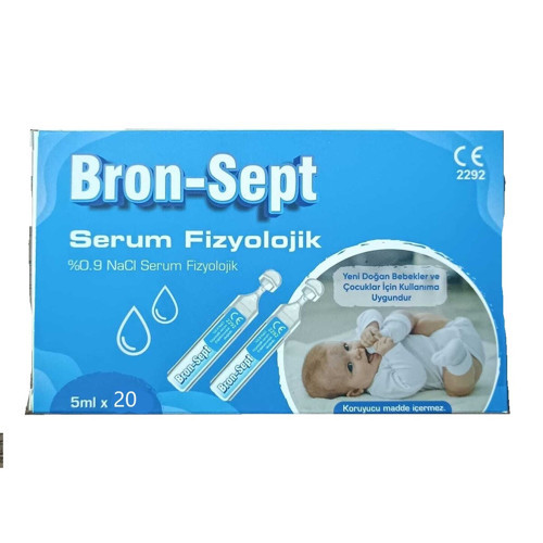 BRON-SEPT SERUM FİZYOLOJİK 5 ML 20'Lİ FLAKON
