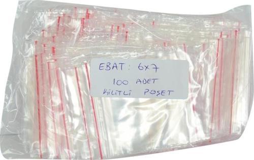 Kilitli Naylon Torba Poşet 6X7 Cm Şeffaf 100 Adet 1 Paket