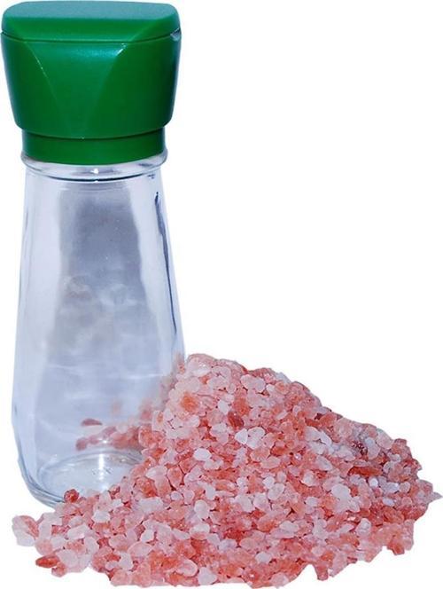 Tuz Karabiber Değirmenli Cam Tuzluklu Pembe Himalaya Tuzu 250GR