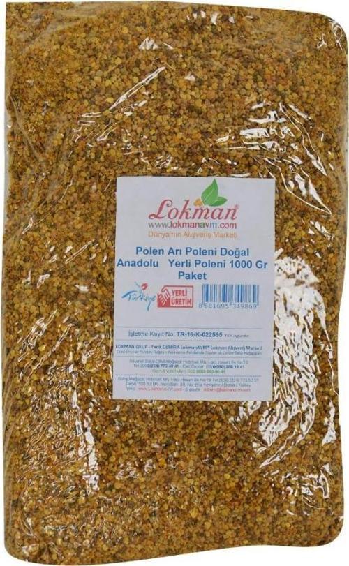 Doğal Polen Arı Poleni Anadolu Yerli Poleni Kiloluk Paket 1KG 