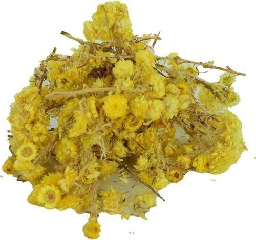 Doğal Altın Otu Çiçeği Ölmez Çiçek Altın Çiçek Otu 100  gr Paket