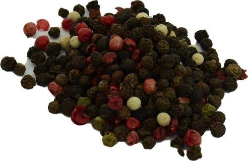 Doğal Tane Kırmızı Yeşil Beyaz Biber Karabiber Karışımı 100 gr 