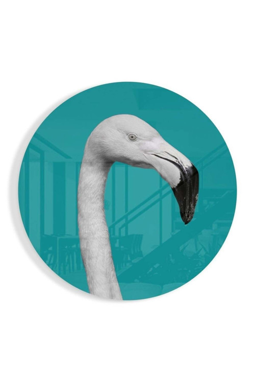 Flamingo Cam Tablo | Hediyelik Dekoratif Ofis Mutfak