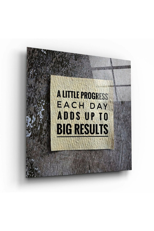 Big Results Cam Tablo | Hediyelik Dekoratif Ofis Mutfak