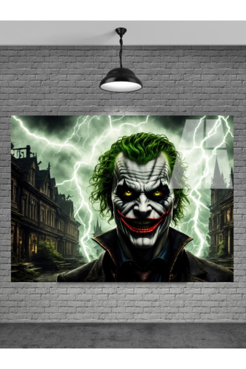 Joker Cam Tablo Ev Dekorasyon Balkon Dekorasyonu Dekoratif Duvar Tablo Mutfak Tablo