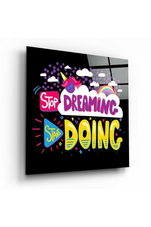 “Start Doing” Cam Tablo | Hediyelik Dekoratif Ofis Mutfak