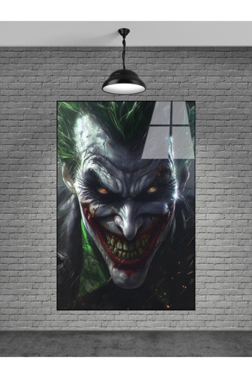 Joker Cam Tablo Ev Dekorasyon Balkon Dekorasyonu Dekoratif Duvar Tablo Mutfak Tablo