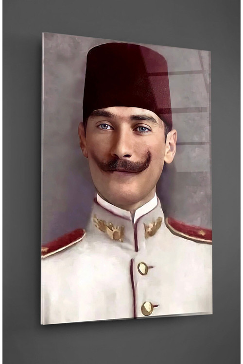 Atatürk Eski Cam Tablo