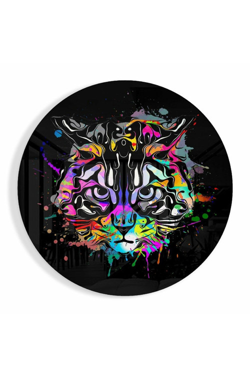 Rock N Roll Kedi | Dekoratif Ofis Mutfak