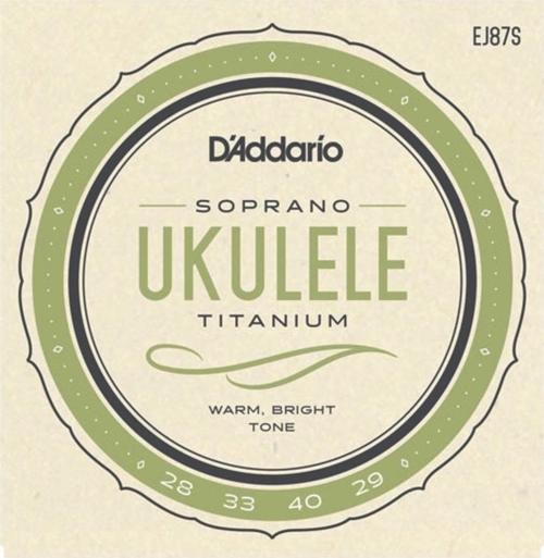 Ej87S Soprano Ukulele Teli Soprano Tıtanıum