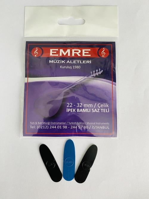 Emre 0.22Mm Çelik - İpek Bamlı Uzun Sap Bağlama Teli - Mızrap Hediyeli