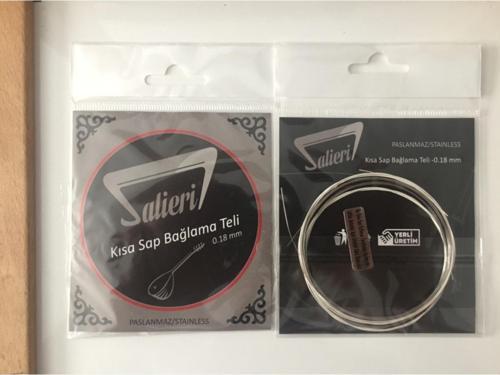 Çelik Paslanmaz Kısa Sap Bağlama Teli 0,18Mm