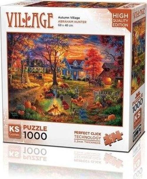 Puzzle 1000 Parça Autumn Village