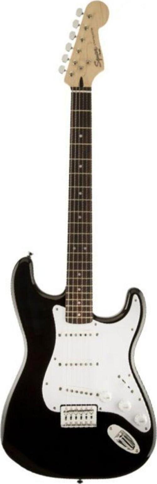Mm Strat Hard Tail Black Elektro Gitar