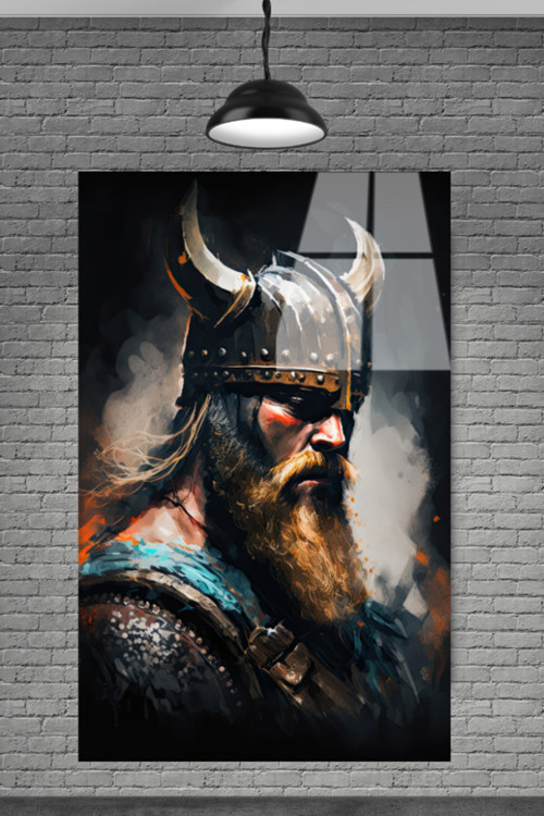 Metacam Savaşçı Viking Cam Tablosu