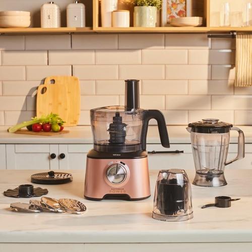 Mastermaid Power Multifunctional 10 in 1 Mutfak Robotu 2000W Rosegold