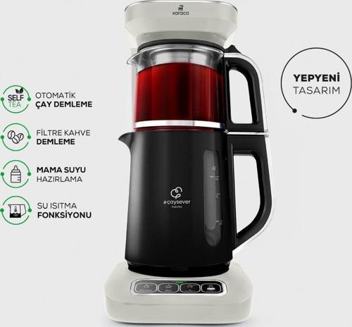 Robotea Pro 4 in 1 Konuşan Çay Makinesi Starlight