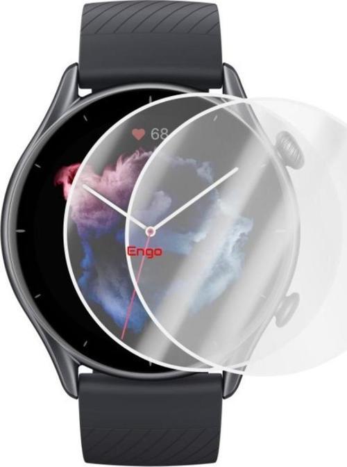 Amazfit GTR 3 Saat Ekran Koruyucu Tam Kaplama TPU Film 2 Adet