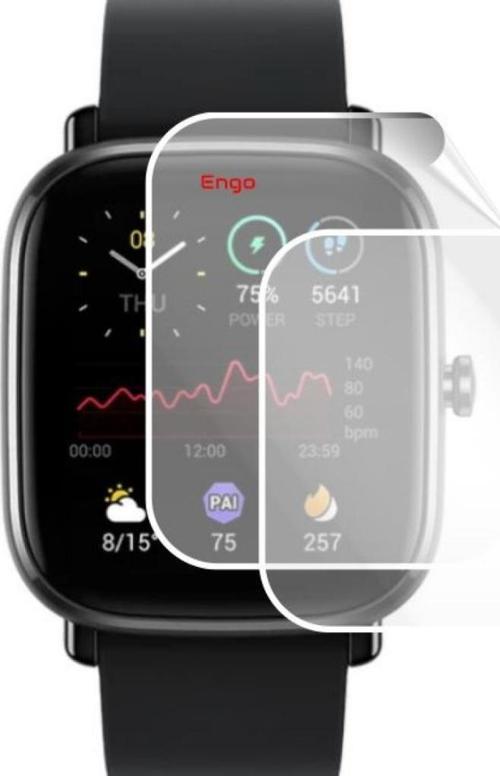Amazfit GTS 2 mini 40mm Ekran Koruyucu Tam Kaplama TPU Film 2 Adet