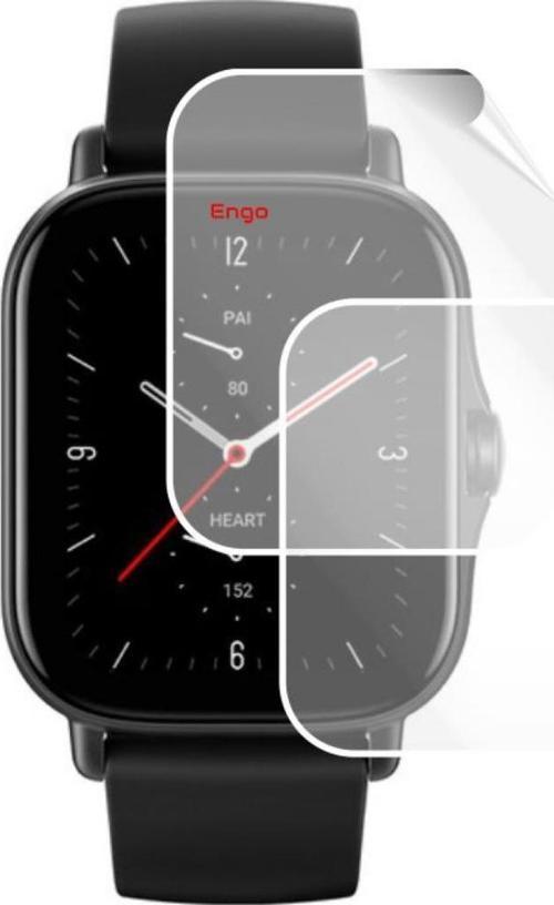 Amazfit GTS 2e 42mm Saat Ekran Koruyucu Tam Kaplama TPU Film 2 Adet