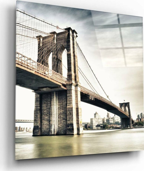 Brooklyn Köprüsü Cam Tablo